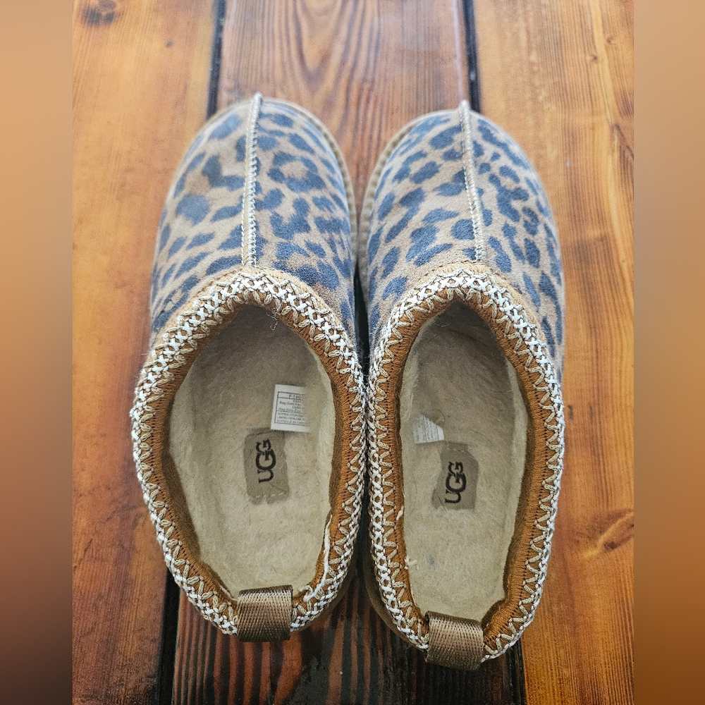 🐆UGG Leopard Print Platform Tazz